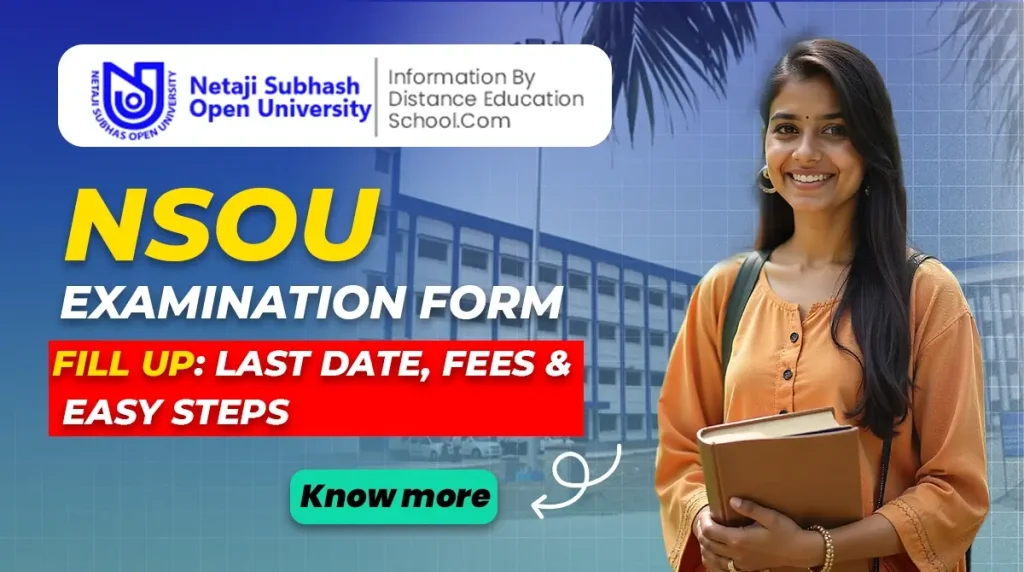 nsou examination form fill up