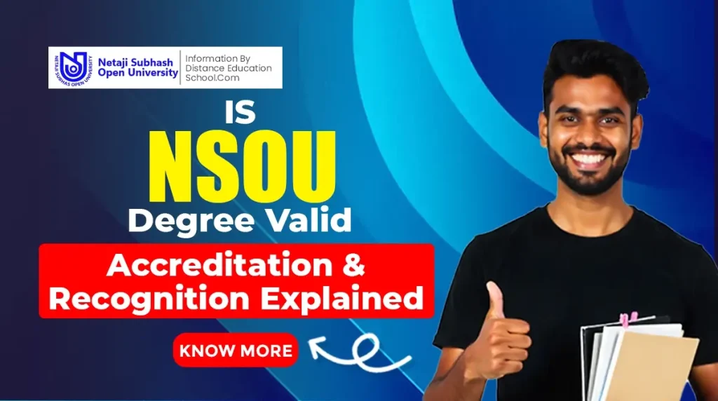 is nsou degree valid