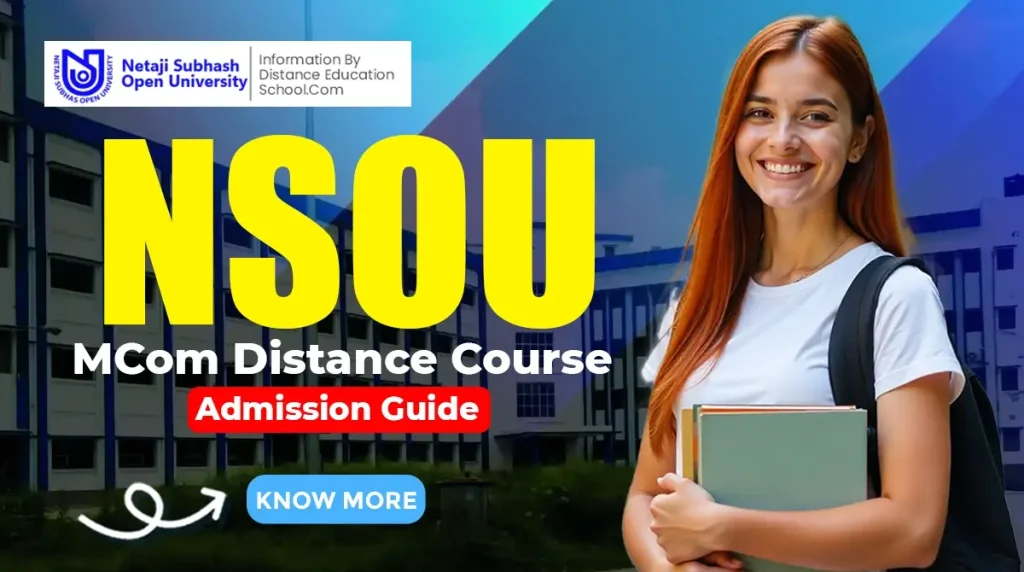 MCom Distance Course