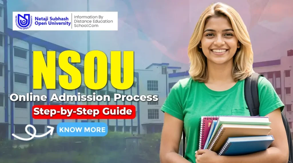 NSOU Online Admission