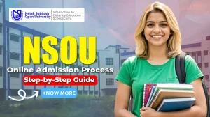 NSOU Online Admission