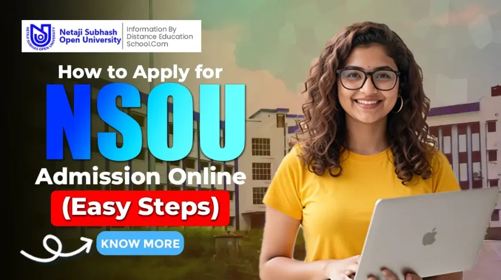 Apply for NSOU Admission
