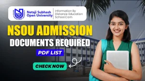 NSOU Admission