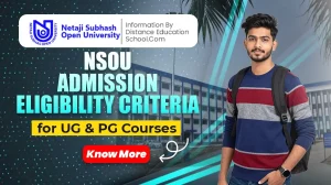 NSOU Admission Eligibility