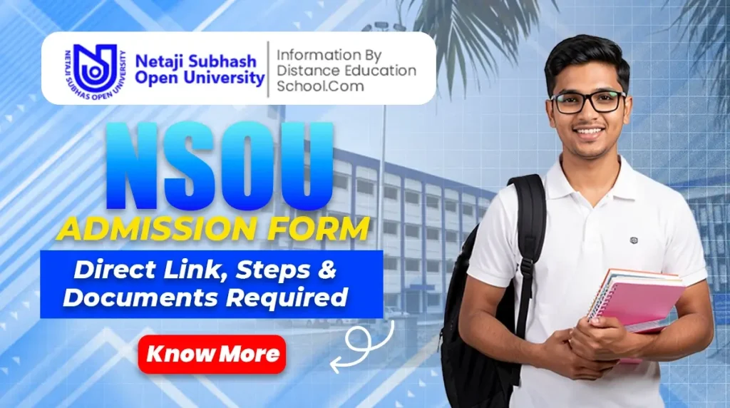 NSOU Admission Form