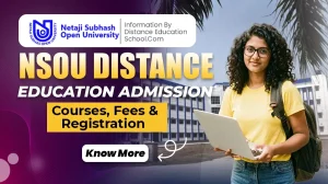 NSOU Distance Education Admission