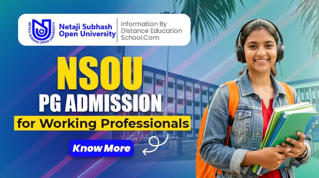 NSOU PG Admission