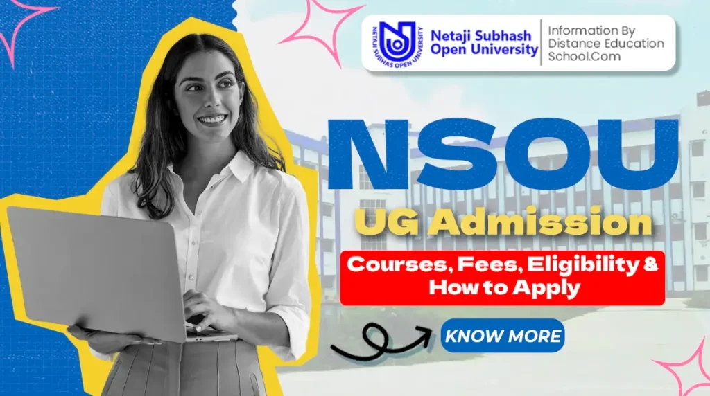 NSOU UG Admission