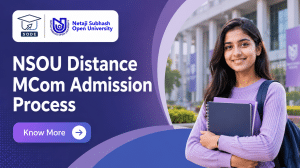 NSOU Distance MCom Admission Process 2026