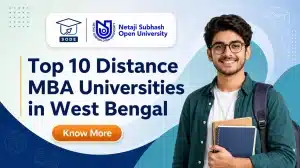 Top 10 Distance MBA Universities in West Bengal