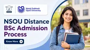 NSOU Distance BSc Admission Process 2026